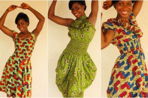Dresses made by our students in Ghana
