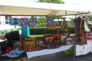 The market sale in Huizen, Netherlands